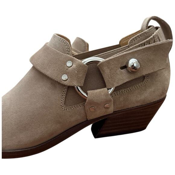 Rag & Bone Westin Harness Leather Booties In Light Sand Western Size 38 - Picture 6 of 12